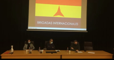 Charla de la AABI sobre las Brigadas Internacionales en la Universidad de Valencia